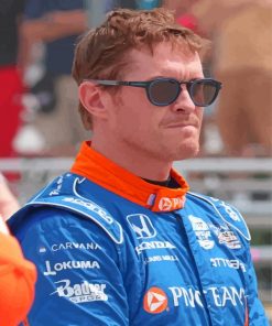 Race Car Driver Scott Dixon Diamond Paintings