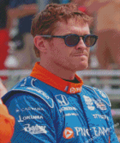 Race Car Driver Scott Dixon Diamond Paintings