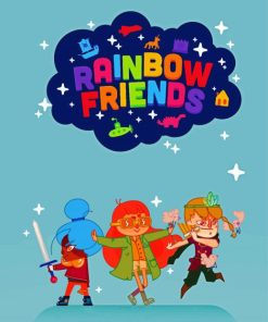 Rainbow Friends Poster Diamond Painting