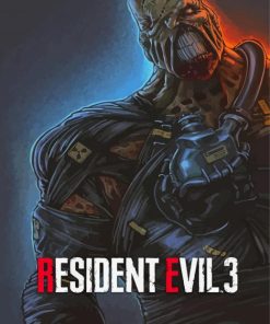 Resident Evil The Nemesis Poster Diamond Painting