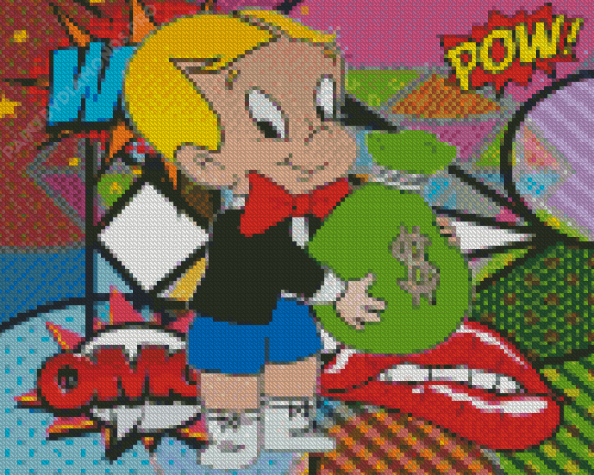 Richie Rich Pop Art Diamond Painting