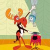 Rocky And Bullwinkle J Moose The Magician Diamond Painting