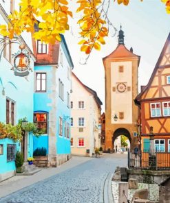 Rothenburg Germany Diamond Paintings