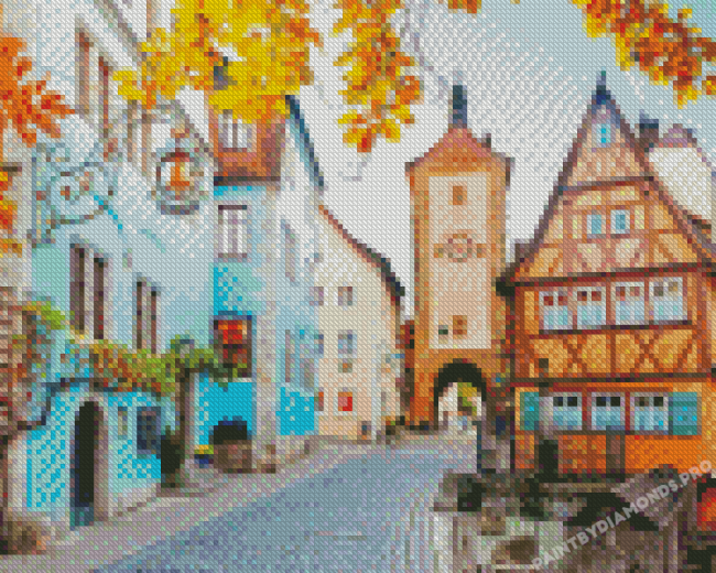 Rothenburg Germany Diamond Paintings