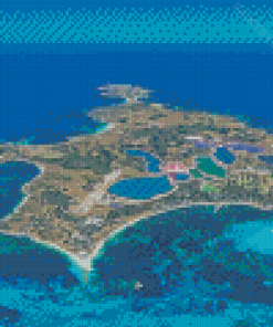 Rottnest Island Landscape Diamond Painting