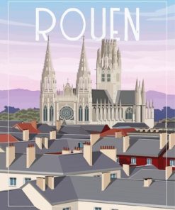 Rouen City Poster Diamond Painting