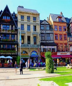 Rouen City In France Diamond Painting