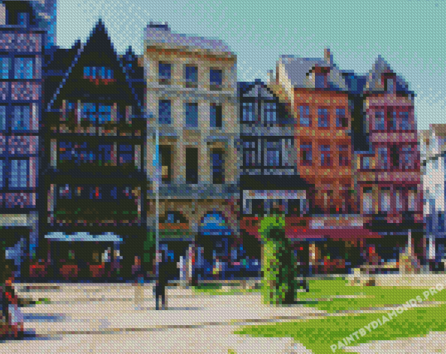 Rouen City In France Diamond Painting