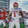 Rutgers Football Players Photography Diamond Painting