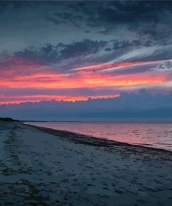 Sandy Neck Beach At Sunset Diamond Painting