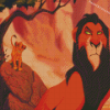 Scar The Lion King And Simba Diamond Painting