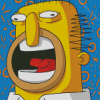 Screaming Homer Diamond Painting