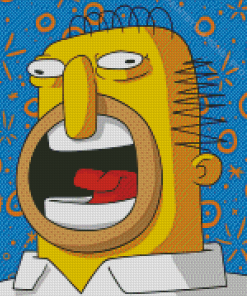 Screaming Homer Diamond Painting