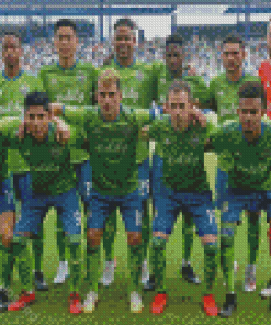 Seattle Sounders Soccer Club Diamond Painting