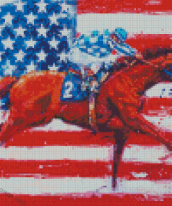 Secretariat Art Diamond Paintings