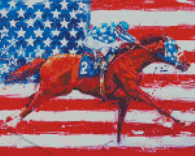 Secretariat Art Diamond Paintings