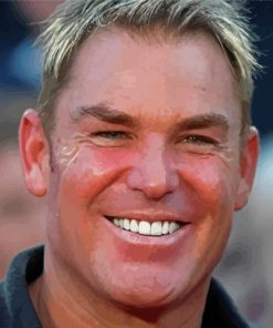 Shane Warne Diamond Painting