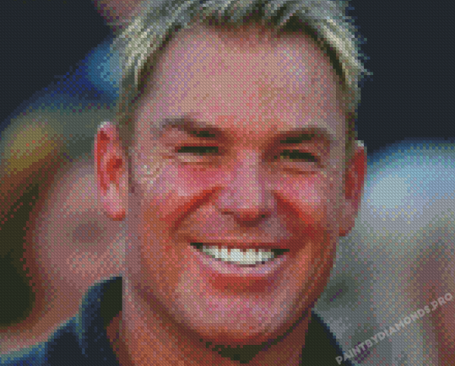 Shane Warne Diamond Painting