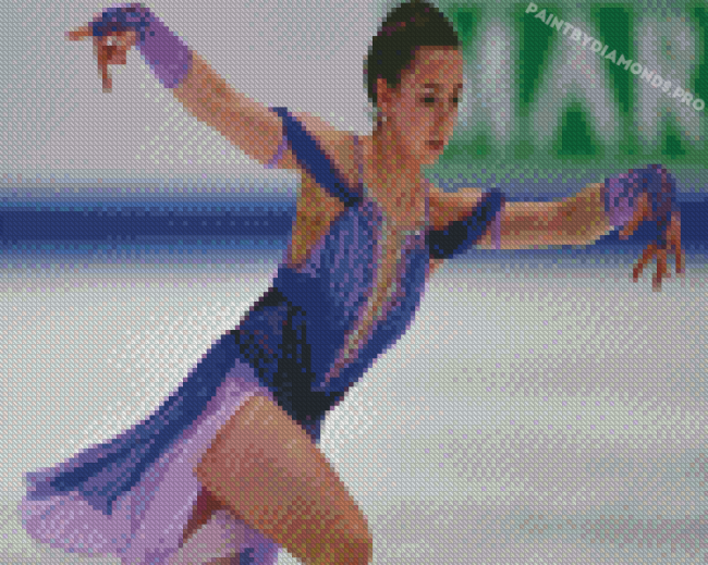 Skating Ice Dancer Diamond Painting