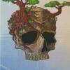 Skull And Trees Diamond Paintings