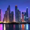 Skyline Dubai At Night Diamond Painting