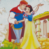 Snow White And Prince Charming In Love Diamond Painting