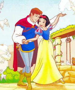 Snow White And Prince Charming In Love Diamond Painting