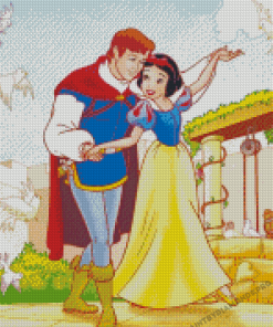 Snow White And Prince Charming In Love Diamond Painting