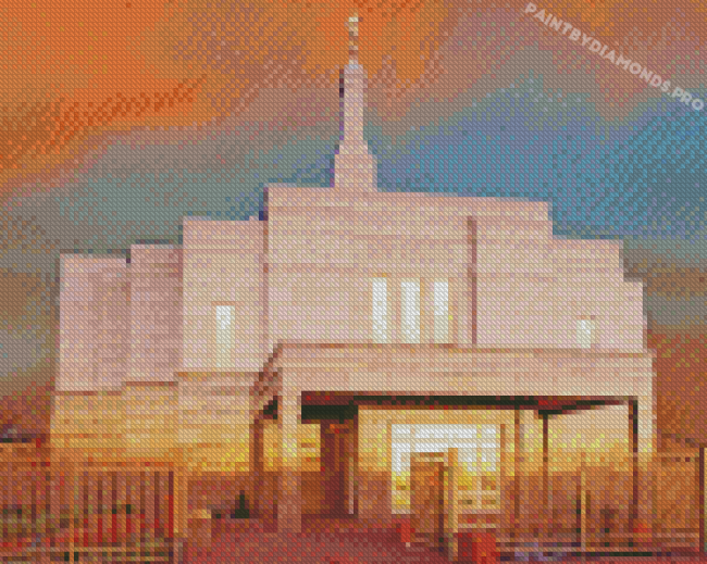 Snowflake AZ Temple Diamond Paintings