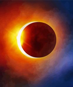 Solar Eclipse Diamond Painting