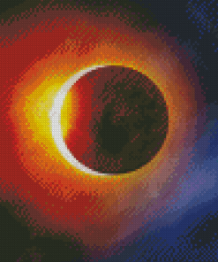 Solar Eclipse Diamond Painting