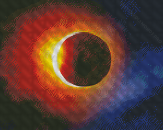 Solar Eclipse Diamond Painting