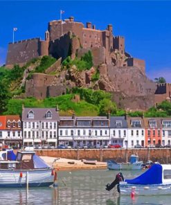 St Helier Harbor Diamond Painting