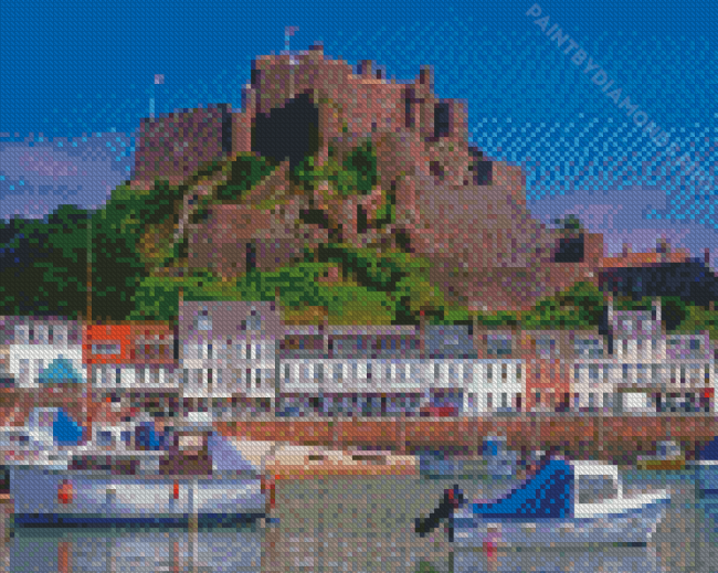 St Helier Harbor Diamond Painting