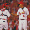 St Louis Cardinals Molina And Pujols Diamond Painting