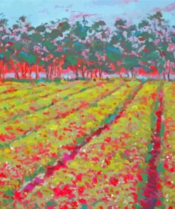 Strawberry Field Art Diamond Painting