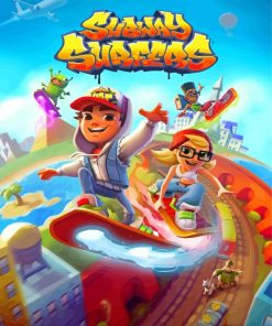 Subway Surfers Poster Diamond Paintings