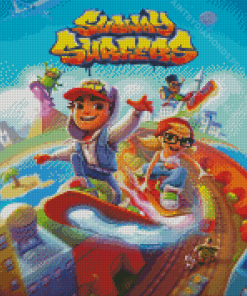 Subway Surfers Poster Diamond Paintings