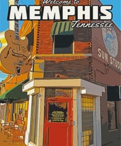 Sun Studio In Memphis Poster Diamond Painting