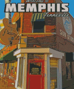 Sun Studio In Memphis Poster Diamond Painting