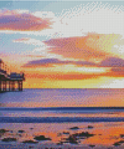 Sunrise At Paignton Pier Diamond Painting