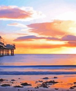 Sunrise At Paignton Pier Diamond Painting