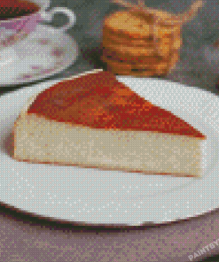 Sweet San Sebastian Cheesecake Diamond Painting