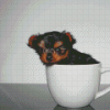 Teacup Dog Diamond Painting