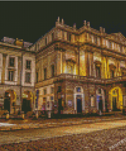 Teatro Alla Scala At Night Diamond Paintings