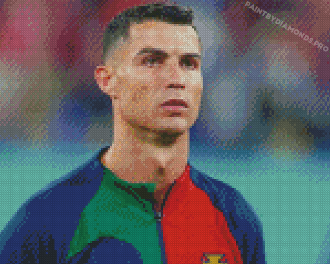 The Handsome Football Player Ronaldo Diamond Painting