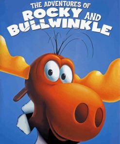 The Adventures Of Rocky And Bullwinkle Poster Diamond Painting