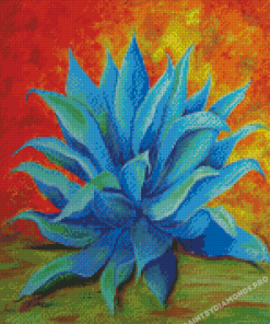 The Blue Agave Diamond Painting