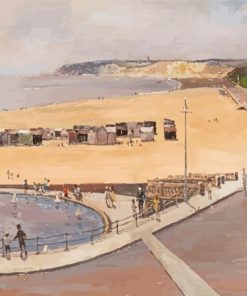 The Boat Pond At Gorleston By Campbell Archibald Mellon Diamond Painting