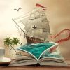 The Fantasy Sea Book Ship Diamond Paintings